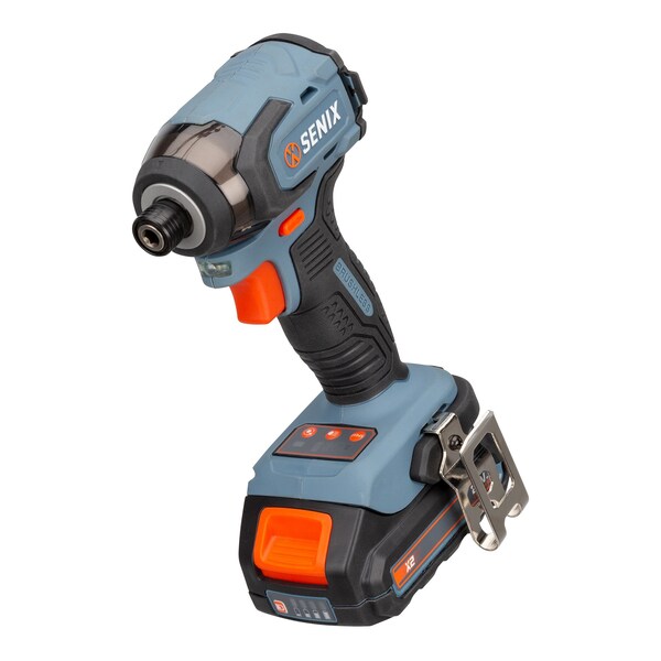 20 Volt Max Brushless 1/4-in. Impact Driver, Brushless Motor, 2 Ah Battery, 2A Charger
